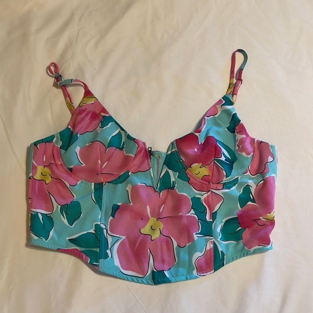 L.A. Hearts Floral Corset